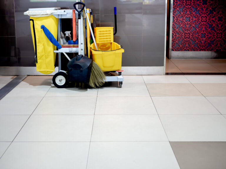 Cleaning tools cart